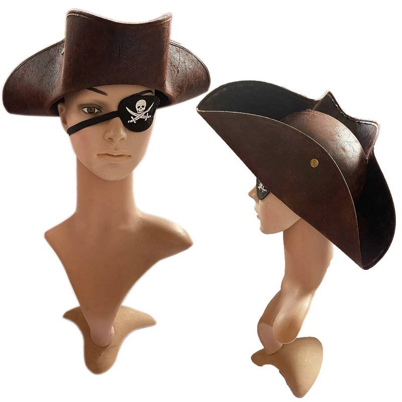 Leather straps to round pirate hats